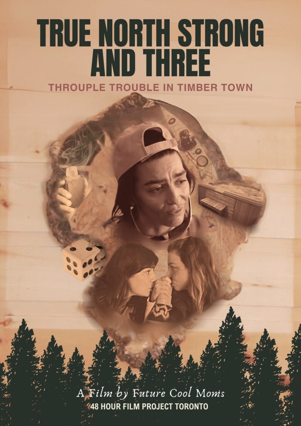 Filmposter for True North Strong and Three